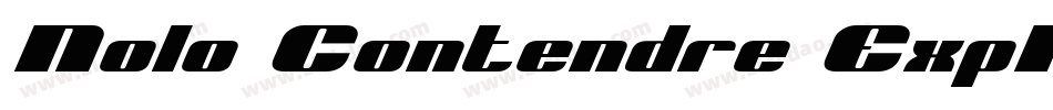 Nolo Contendre ExpItal字体转换